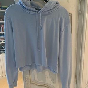 cropped brandy melville hoodie